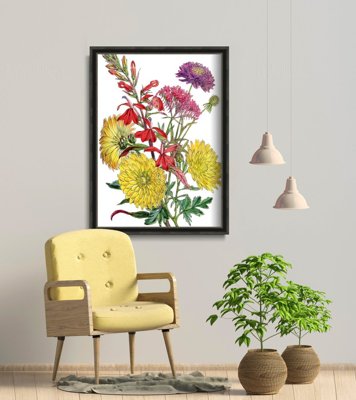 Plakat na ścianę Nadruk kwiatu jesieni