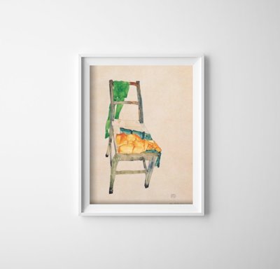 Plakat na ścianę Dwie chusteczki Egon Schiele