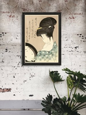 Plakat na ścianę Pudrowanie szyi Kitagawa Utamaro