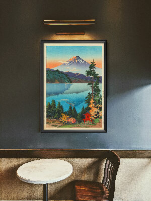 Plakat na ścianę Jezioro Ashi na wzgórzach Hakone