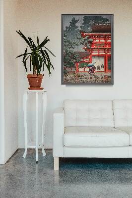 Plakat retro Sanktuarium Kasuga w Nara