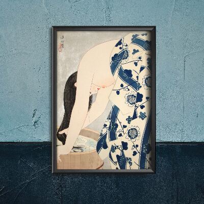 Plakat w stylu vintage Mycie włosów
