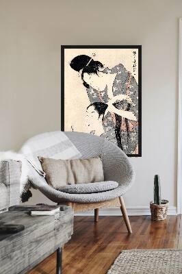 Plakat w stylu retro Fryzjer