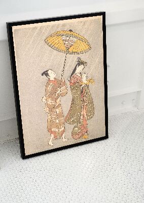 Plakat retro do salonu Modlitwa o deszcz