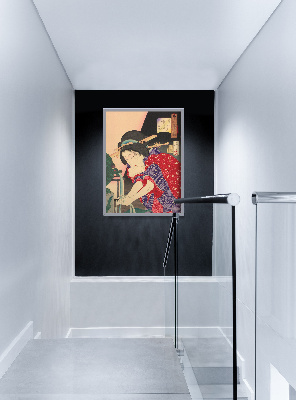 Plakat do pokoju Kobieta myjąca ręce Tsukioka Yoshitoshi Ukiyo-e