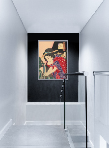 Plakat do pokoju Kobieta myjąca ręce Tsukioka Yoshitoshi Ukiyo-e