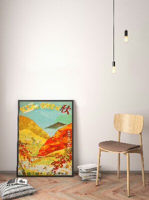 Plakat w stylu retro Younoyama Onsen