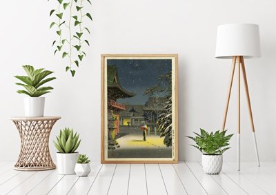 Plakat w stylu vintage Śnieg