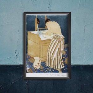 Plakat do pokoju Kobieta w kąpieli