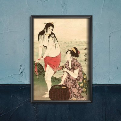Plakat vintage do salonu Abalone Divers
