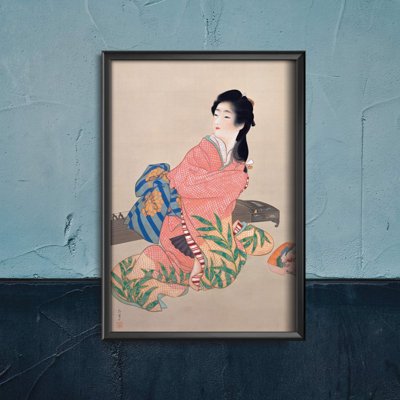 Retro plakat Córka Miyuki Uemura Shoen