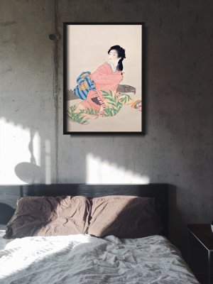 Retro plakat Córka Miyuki Uemura Shoen