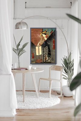 Plakat w stylu vintage Sprawdzanie lampionów