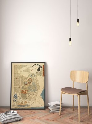 Retro plakat Model zdrowej diety