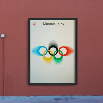 Plakat vintage do salonu Igrzyska Olimpijskie w Montrealu