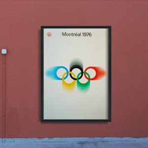 Plakat vintage do salonu Igrzyska Olimpijskie w Montrealu
