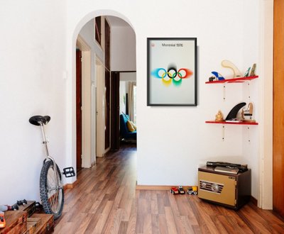 Plakat vintage do salonu Igrzyska Olimpijskie w Montrealu