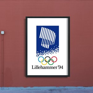 Plakat na ścianę Zimowe Igrzyska Olimpijskie Lillehammer