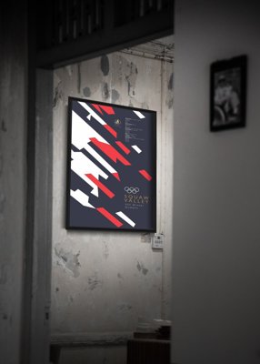 Plakat na ścianę Zimowe Igrzyska Olimpijskie Squaw Valley