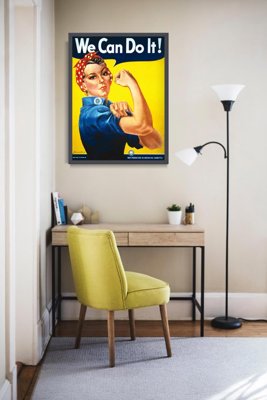 Plakat w stylu vintage Plakat We Can Do It