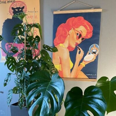Plakat retro do salonu Okładka magazynu