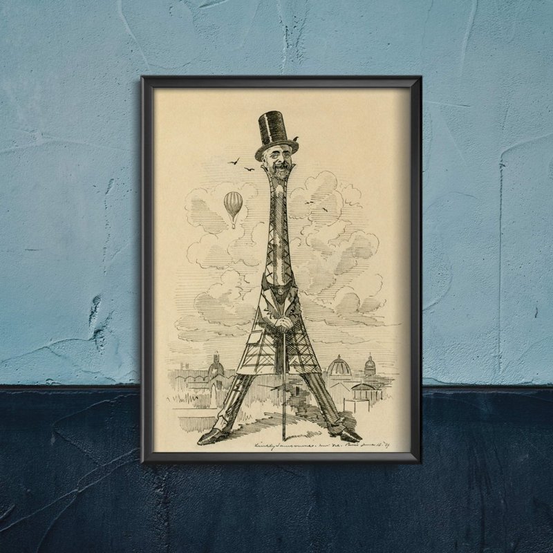 Plakat do pokoju Gustave Eiffel