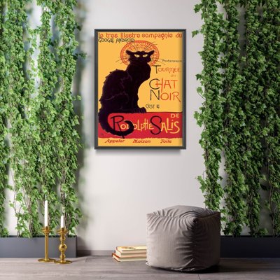 Plakat retro Rodolphe Salis Le Chat Noir
