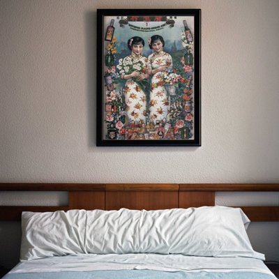 Plakat vintage Chińska reklama Kwong Sang Hong