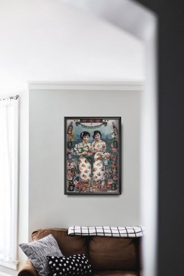 Plakat vintage Chińska reklama Kwong Sang Hong