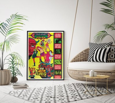 Plakat retro do salonu Acid Eaters