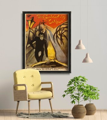 Plakatyw stylu retro Gabinet Dr Caligari