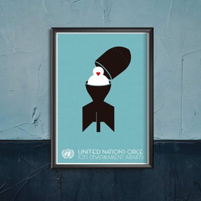 Plakat na ścianę Biuro ONZ ds. Rozbrojenia Jorge Malo