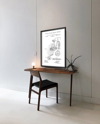 Plakat retro Rower Hentz USA