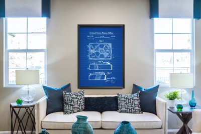 Plakat retro Gramofon USA