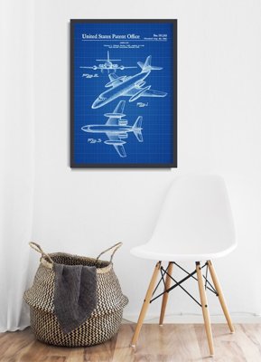 Retro plakat Samlot Lockheed