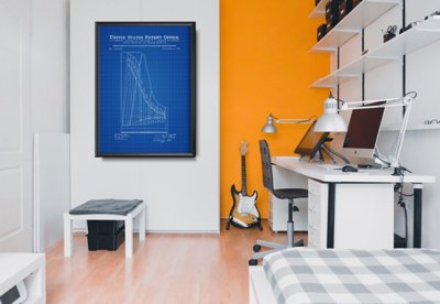 Plakat na ścianę Patent fortepianowy Steinway