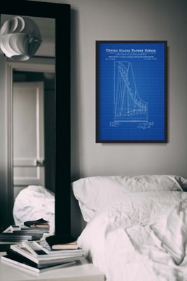 Plakat na ścianę Patent fortepianowy Steinway