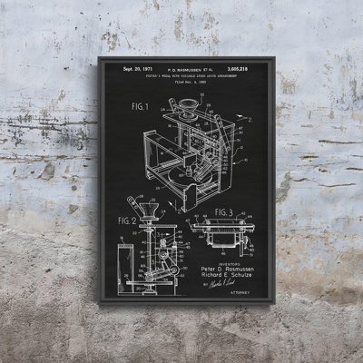 Plakat retro do salonu Koło garncarskie Rasmussen