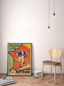 Plakat retro do salonu Tour de France