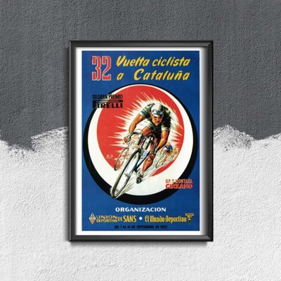 Plakat vintage Vuelta Ciclista