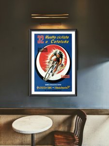Plakat vintage Vuelta Ciclista