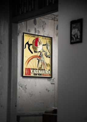 Plakat w stylu vintage Plakat Kolarstwo Cleveland
