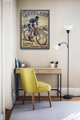 Plakat w stylu retro Plakat reklamowy Clement Cycles