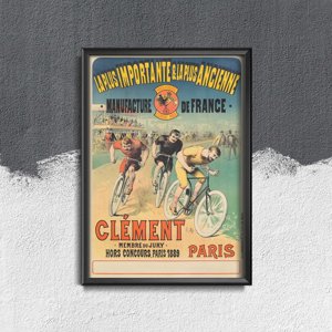 Plakat retro do salonu Championnat du Monde de Cross Cyclo Pedestre