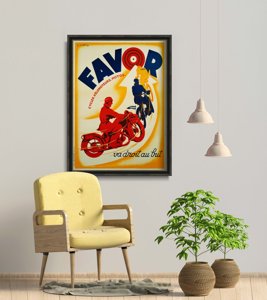 Plakat w stylu vintage Fotografia Tour de France Charly Gaul