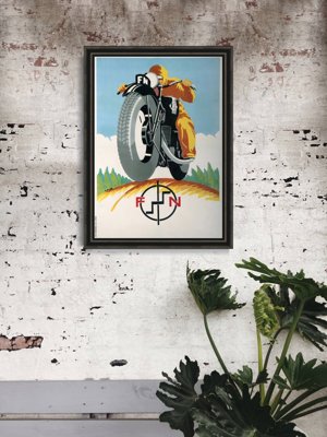 Plakat na ścianę Motocykl FN