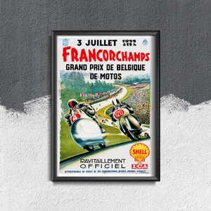 Plakat do pokoju Francorchamps Grand Prix de Belgique