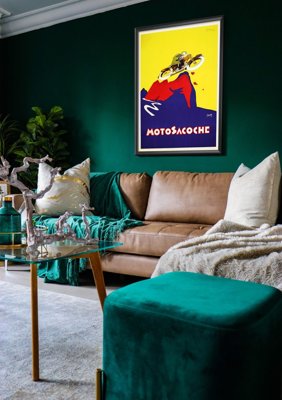 Plakatyw stylu retro Motosacoche