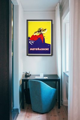 Plakatyw stylu retro Motosacoche