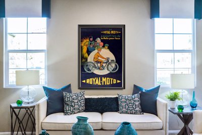 Plakat do pokoju Royal Moto Vintage